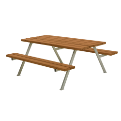 Stort bordbnkest uden rygln - 6 personer - vlg farve