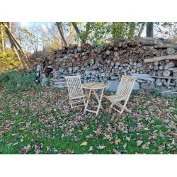 Mondena Teak Cafest med 2 klapstole 