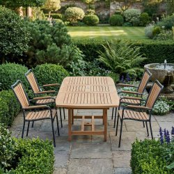 Boston / eva familjeset med utdragbart bord f�r 4-8 personer - v�lj f�rg p� stolarna