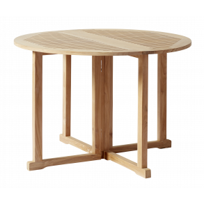 Runt fjrilsbord i teak - Modell Isabella