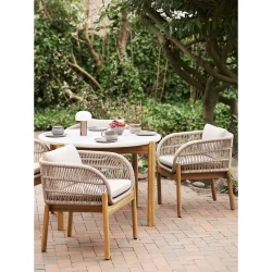 Josefina Spisebord str.  120 cm til 4 -6 pers. lavet med Terrazzo bordplade. MODERNE SPISEBORD 