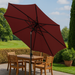 Parasol med krank og tilt str.  3 M.  - Model: Felix - Vlg farven p stoffet