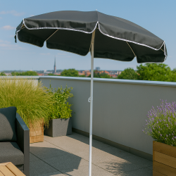 Vandafvisende Altanparasol m/ Tilt - : 180 cm - vlg farve