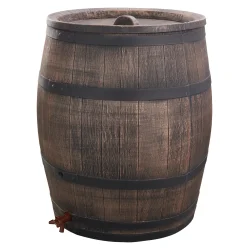 Bredygtig vandopsamlin!!! 240L Regnvandstnde med Stander  Komplet St til effektiv vandopsamling