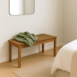 KLASSISK akacietr's bnk i modellen TOKYO til indendrs og udendrs brug - Vlg strrelse!