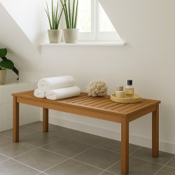 KLASSISK akacietr's bnk i modellen TOKYO til indendrs og udendrs brug - Vlg strrelse!