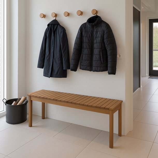 KLASSISK akacietr's bnk i modellen TOKYO til indendrs og udendrs brug - Vlg strrelse!