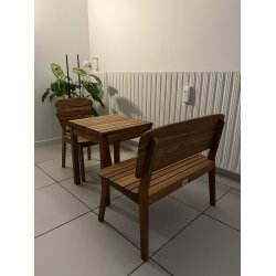 THE SIMPLE Tokyo skammel i akacie tr. Kan bruges bde inde- og udendrs