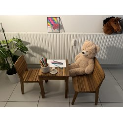 Lille TOKYO brnestol med et moderne look - Akacietr