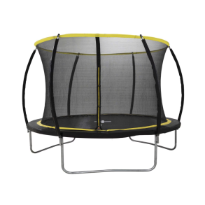 Brnetrampolin med beskyttelsesnet. PERFEKT TIL BRNENES LEG I HAVEN!!