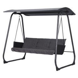 Hj-kvalitets 3 personers hngesofa i naturrattan - vedligeholdelsesfri