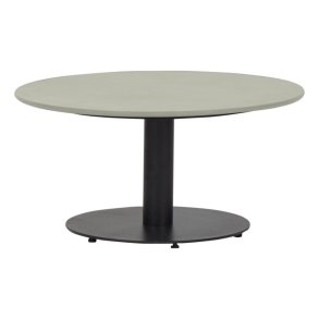 Rundt vedligeholdelsesfrit havebord med sten look bordplade - vlg strrelse Model: Hector