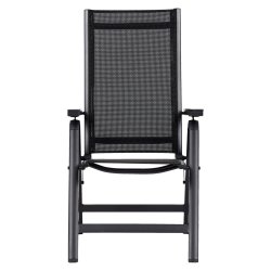 Liva havestol 6 positioner vedligeholdelsesfri aluminium og textilen