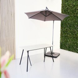 Momohavembelst inkl. 6 stole i sort UV-beskyttet polyrattan - Ingen vedligeholdelse!