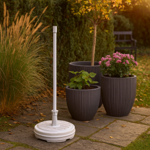 Understok til altanparasol ( hvid parasolfod medflger IKKE ) 