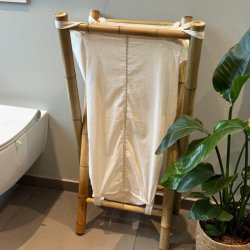 Bambus vasketjskurv med stativ - Model: Selma 2.Sortering