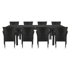 Peru kmpe familiest med udtrksbord 8 personer - UV-beskyttet polyrattan