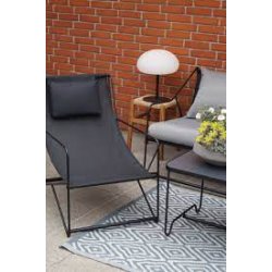 Alva loungestol i textiline - 100% vedligeholdelsesfri