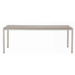 Vedligeholdelsesfrit Bo havebord i aluminium og compofit til 6-8 personer