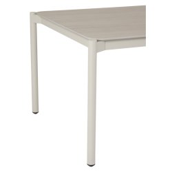 Vedligeholdelsesfrit Bo havebord i aluminium og compofit til 6-8 personer