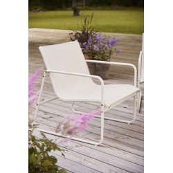 Vedligeholdelsesfrit loungest Theodor med 2-personers sofa, sofabord og 2 stole