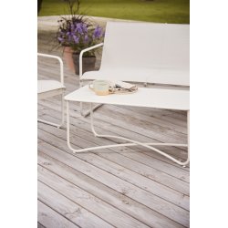 Vedligeholdelsesfrit loungest Theodor med 2-personers sofa, sofabord og 2 stole