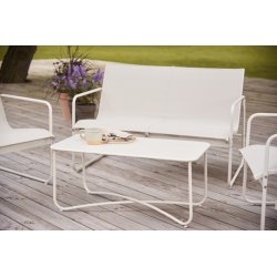 Vedligeholdelsesfrit loungest Theodor med 2-personers sofa, sofabord og 2 stole