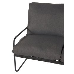Vedligeholdelsesfrit loungest Theodor med 2-personers sofa, sofabord og 2 stole