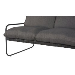 Vedligeholdelsesfrit loungest Theodor med 2-personers sofa, sofabord og 2 stole