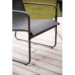 Vedligeholdelsesfrit loungest Theodor med 2-personers sofa, sofabord og 2 stole