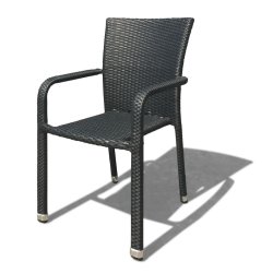 Vedligeholdelsesfrit smt terrassest med to stabelstole