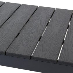 Vedligeholdelsesfrit smt terrassest med to stabelstole