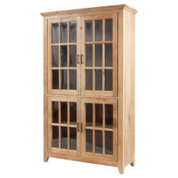 Tessa Vitrineskab i mangotr - 42 x 114 x 201