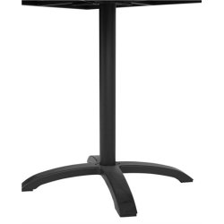 Vivi Caf bord 70x70 cm. sort vedligeholdelsesfrit