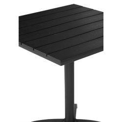 Vivi Caf bord 70x70 cm. sort vedligeholdelsesfrit