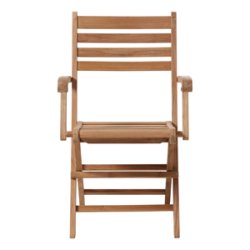 York Foldestol m/Armln - Gold Teak