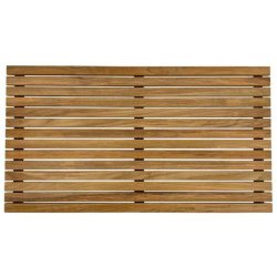  Louisiana teakm�tte 80 � 50 cm � naturligt silver teaktr� med rustikt udtryk