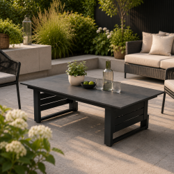 Justerbart Nadia Havebord 145�74,5 cm � H�jde 44/68 cm