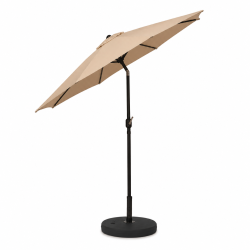 Madrid parasol med justerbar tiltfunktion og praktisk hejs - �200 cm - Robust aluminiumsstang og 95% vandt�t polyesterdug. v�lg farve: 