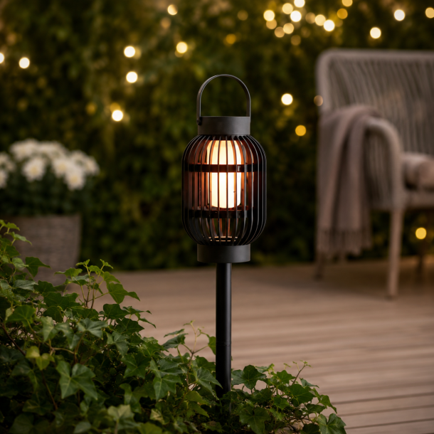 Solar Havelampe �13 � 72,5 cm � Solcelledrevet LED Havebelysning