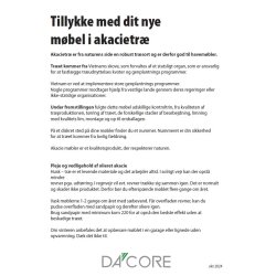 Stabelbar TOKYO skammel i akacie tr. Bruge det ude eller inde - VLG farve