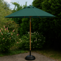 Parasoll - �: 1,8 m. V�lj f�rg - Vattent�t + Dug har UV30+ solskydd. Modell: Venedig