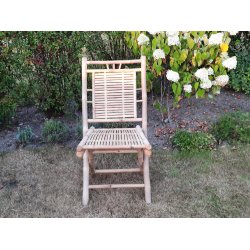 Bambus foldbar Cafstol uden Armln