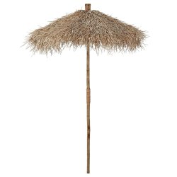  bambus Hawaii pynte parasol rund  150 cm