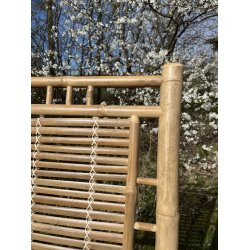 Elegant Bambusst med Bord og 4 Stole - Skab Dit Drmme spisebordsst