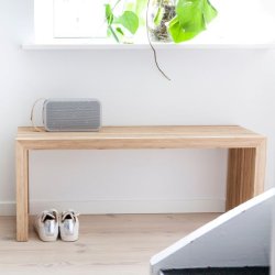 Rib Bnk i bambus L:104xB:35xH:43cm