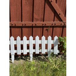 Elegant bedhegn str.: L40 x H20 cm. UV-bestandig plast i antracit eller hvid. 24 stk. = 9,6 meter.