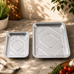 Alubakker � 5 stk. til grill og ovn - F�s i flere st�rrelser