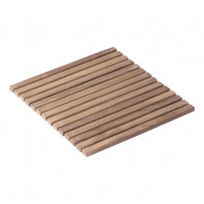 Badmatta - Teak - Liten Str. 40x40 cm