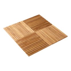 Bademtte - Gold Teak - Small. Str. 40x40 cm